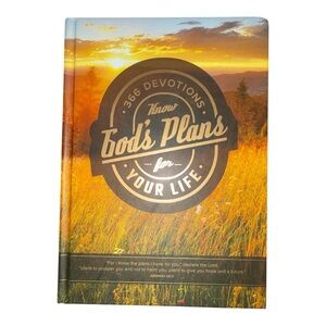 Christian Art Gifts Know God’s Plans 366 Devotions Hardcover Inspirational Faith